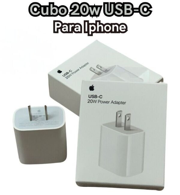 Cubo Usb-C 20w para Iphone