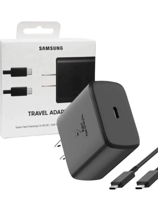 Cargador Negro Carga Rapida 45w Samsung