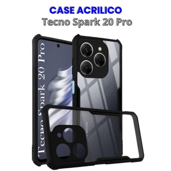 Case Acrilico Tecno Spark 20 Pro