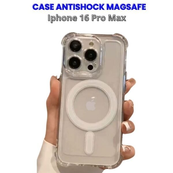 CASE ANTISHOCK MAGSAFE IPHONE 16 PRO MAX Case Antishock con Magsafe IPhone 16 Pro Max