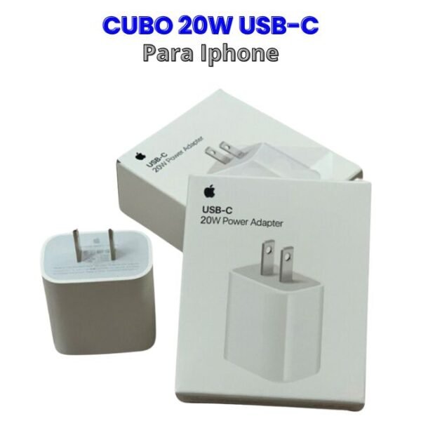 Cubo Usb-C 20w para Iphone