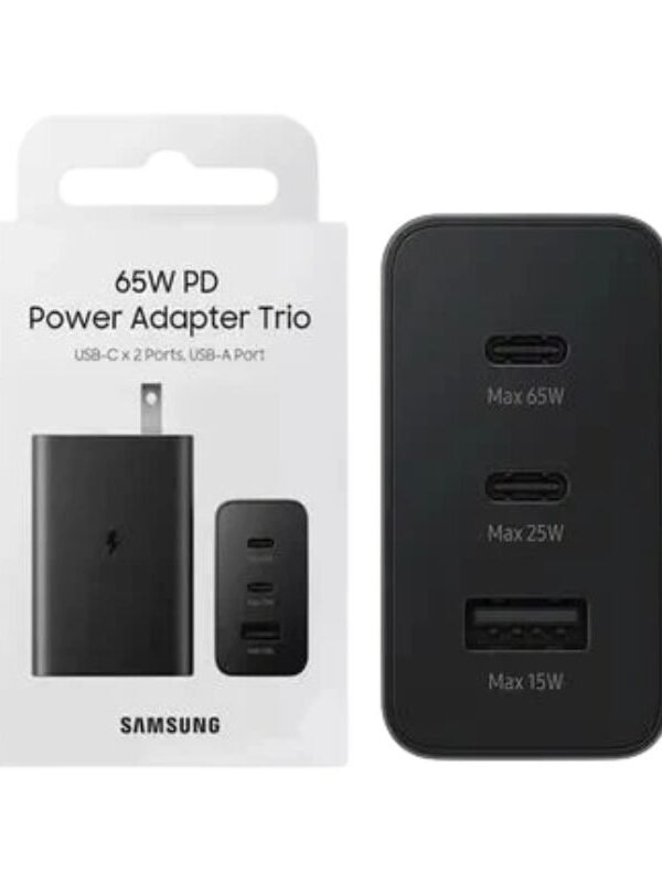Cubo de 3 Puertos de Carga 65w Samsung