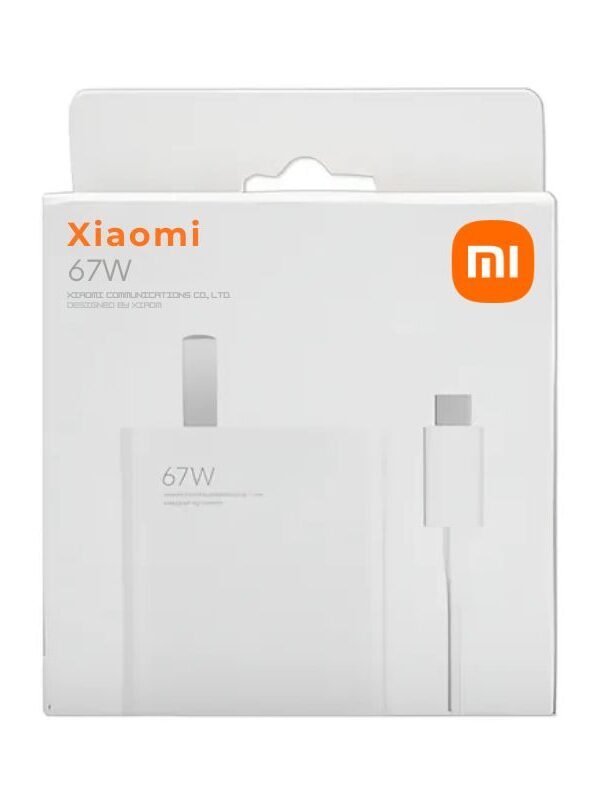 Cargador Completo Blanco Carga Super Rapida 67w Xiaomi
