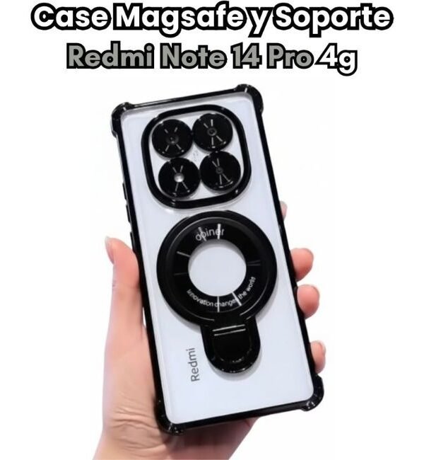 Case con MagSafe y Soporte Redmi Note 14 Pro 4g