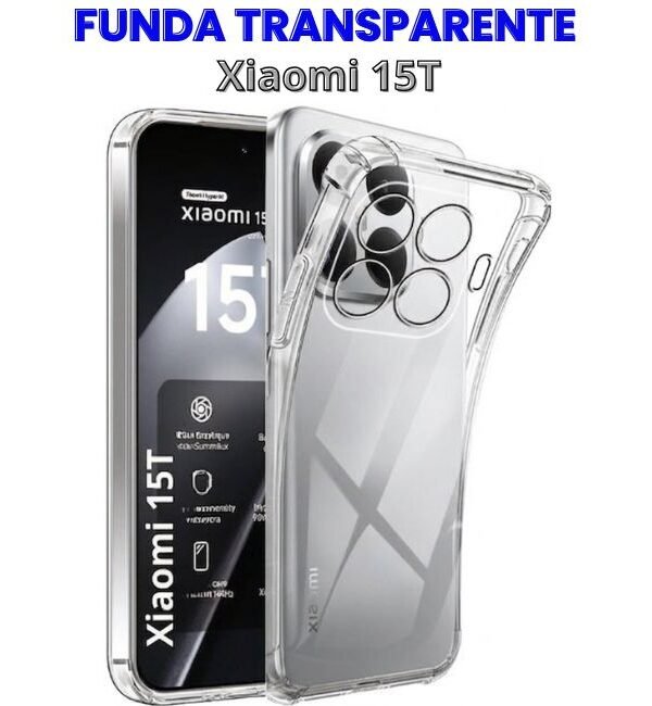 Case Antishock Xiaomi 15T Transparente