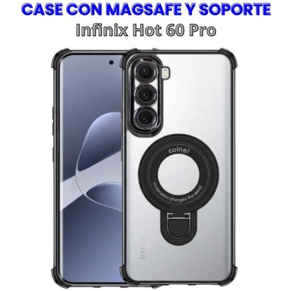 Case con MagSafe y Soporte Infinix Hot 60 Pro