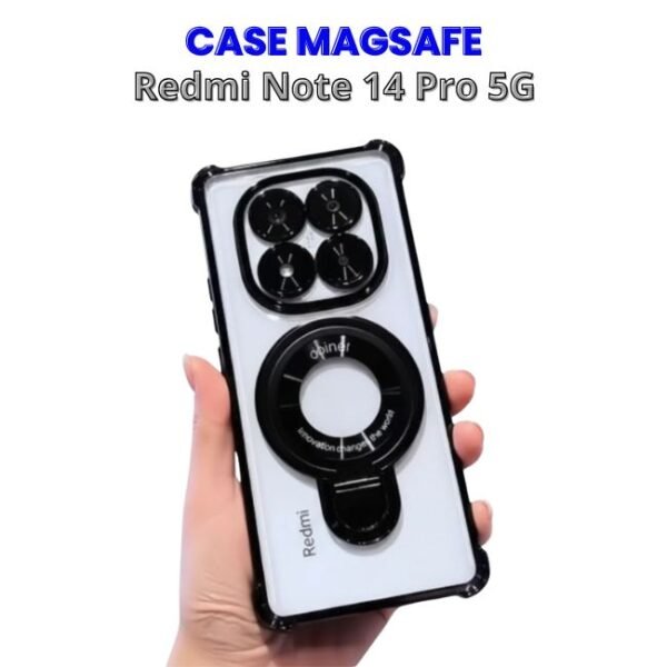 CASE MAGSAFE REDMI NOTE 14 PRO 5G Case con MagSafe y Soporte Redmi Note 14 Pro 5g