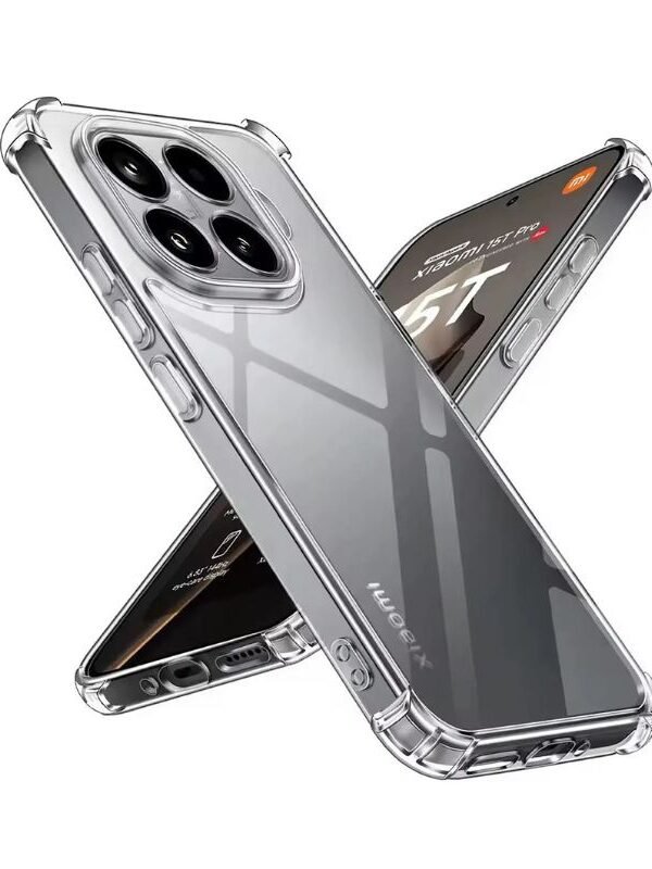 Case Antishock Xiaomi 15T Pro Transparente
