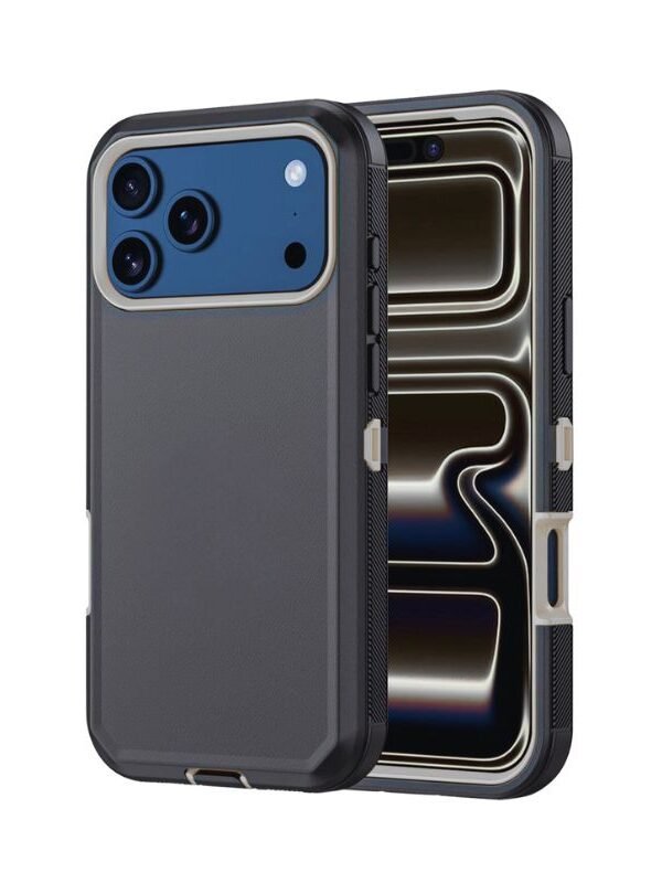 Case Uso Rudo Negro con Gris Iphone 17 Pro Max