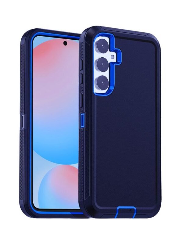 Case Uso Rudo Azul con Celeste para S24 FE