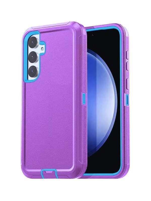 Case Uso Rudo Morado con Celeste S24 FE