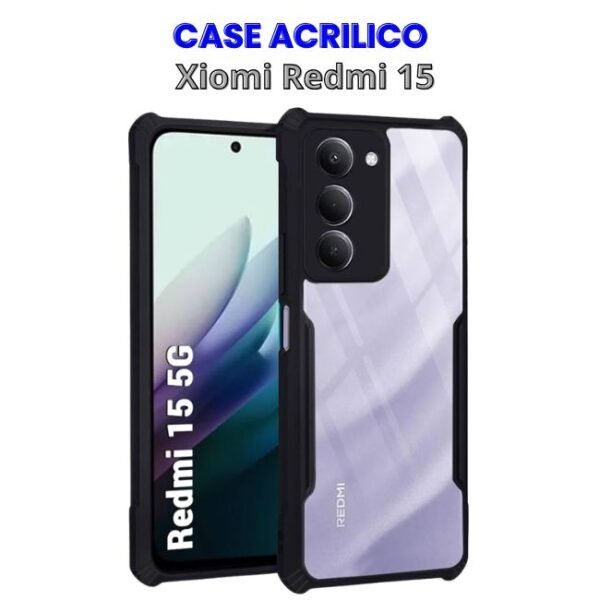 Funda de Acrilico para Redmi 15 4G Y 5G