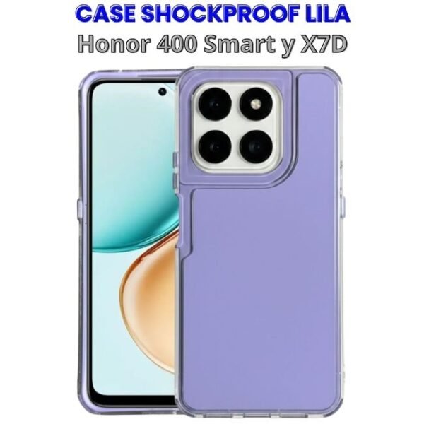 CASE SHOCKPROOF LILA HONOR 400 SMART Y X7D Case ShockProof Lila Honor 400 Smart y X7D