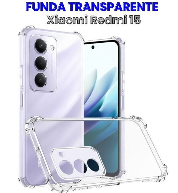 Case Antishock Redmi 15 4g y 5g