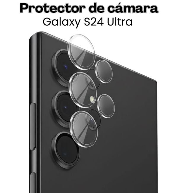 Protector de Cámara S24 Ultra circulos individuales