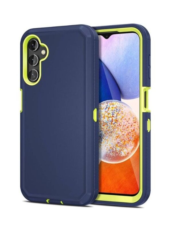 Case Uso Rudo Azul-Verde para A17 4G Y 5G