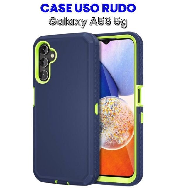 Case Uso Rudo Azul-Verde para A56 5g