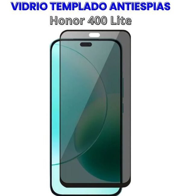 2(97) Vidrio Templado Anti-espias para Honor 400 Lite