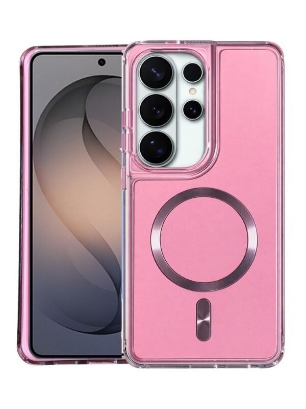 Case ShockProof Rosado con Magsafe para S26 Ultra