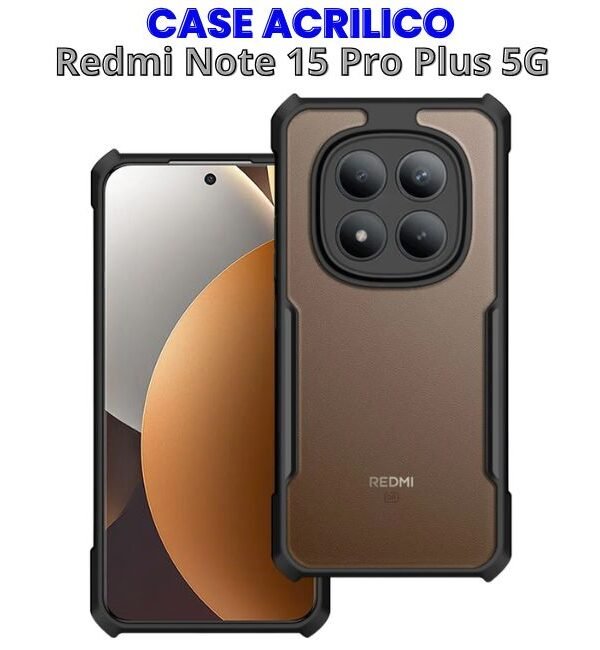 Case Acrílico para Redmi Note 15 Pro Plus 5g