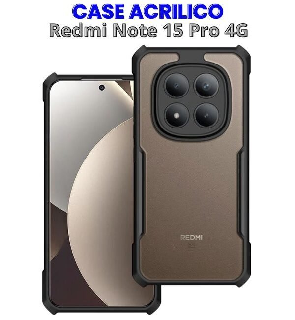Case Acrílico para Redmi Note 15 Pro 4g