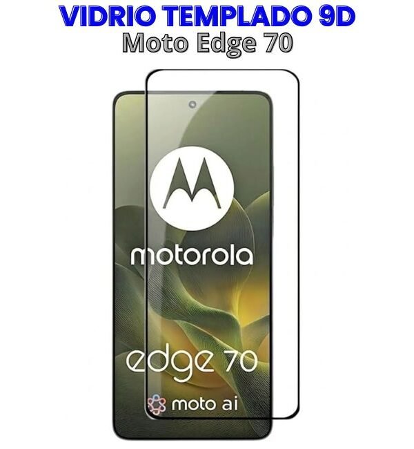 Vidrio Templado 9D para Moto Edge 70 5g