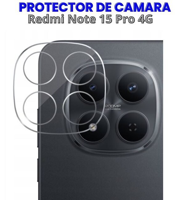 Protector de Cámara para Redmi Note 15 Pro 4g