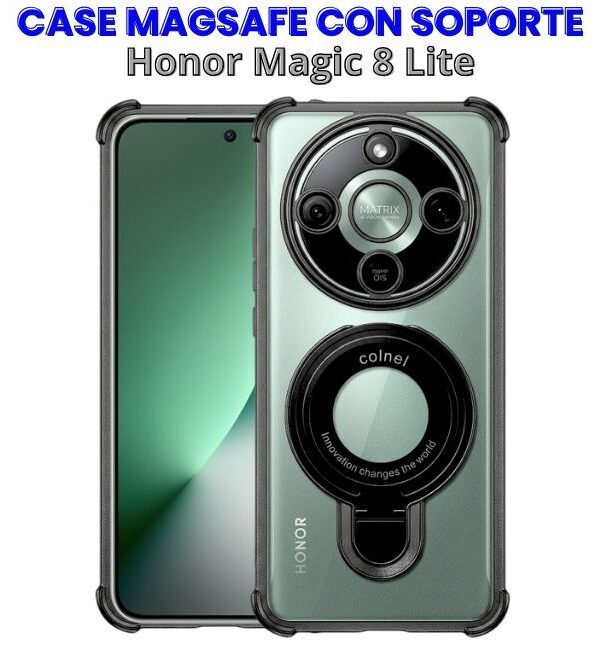 Case con MagSafe y Soporte Honor Magic 8 Lite