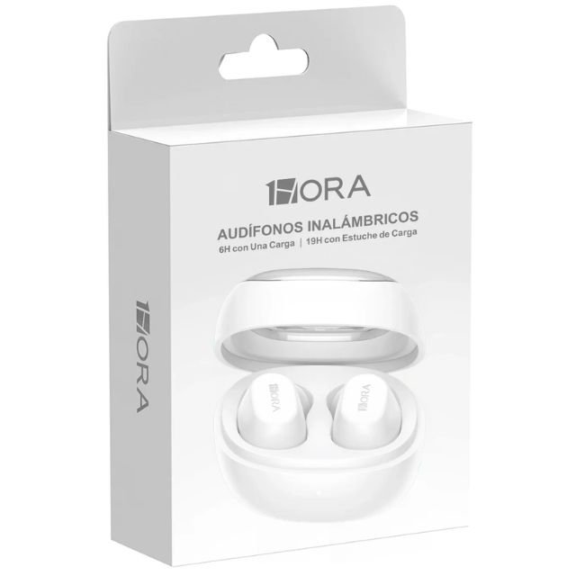 Audifonos Inalambricos Aut208 1hora Blancos
