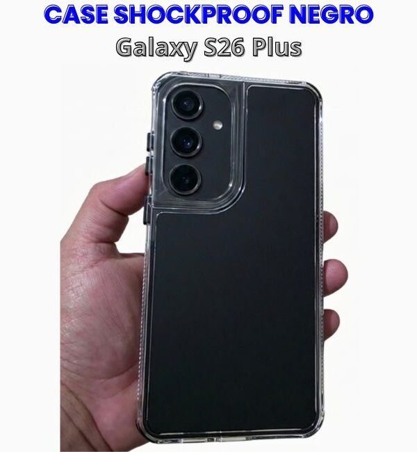 Case ShockProof Negro Samsung S26 Plus
