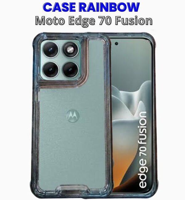 Case Rainbow Ahumado Moto Edge 70 Fusion 5g