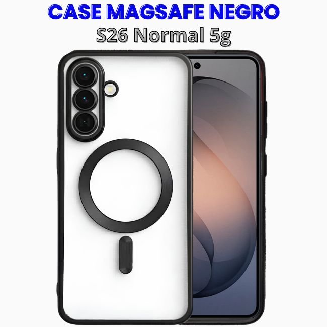 Case con Magsafe Negro S26 Normal 5G