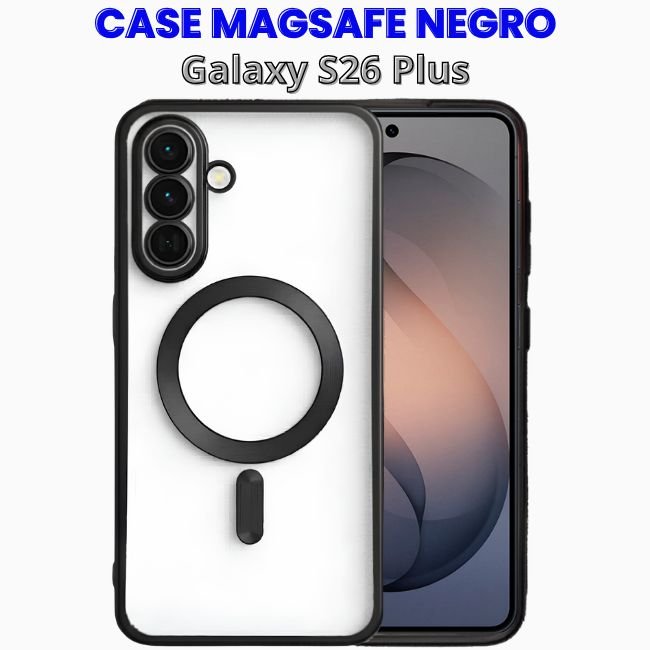 Case con Magsafe Negro S26 Plus