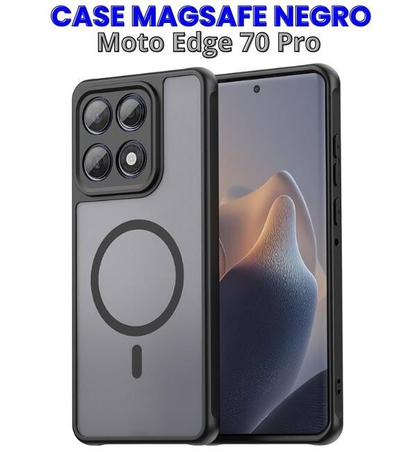 Case MagSafe Negro Moto Edge 70 Pro
