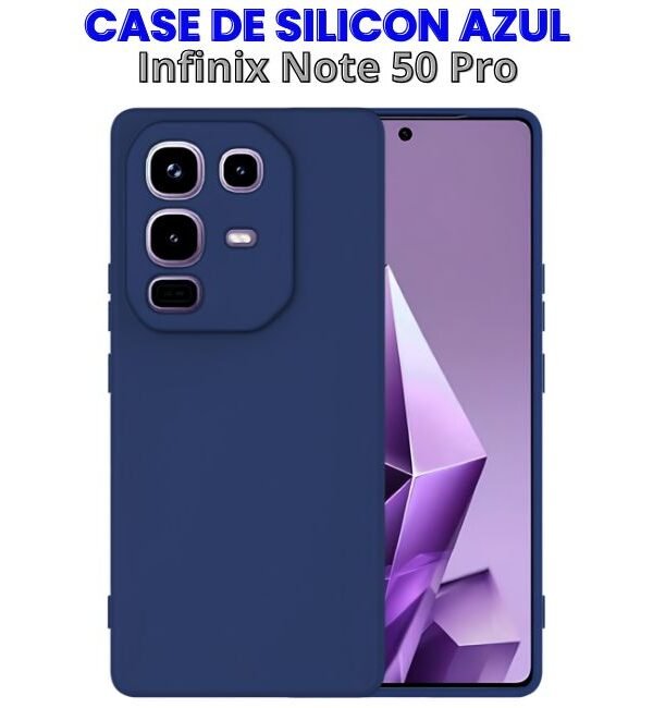 23(1) Case de Silicon Azul Infinix Note 50 Pro