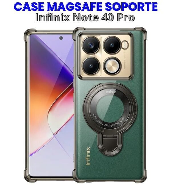 Case con MagSafe y Soporte Infinix Note 40 Pro
