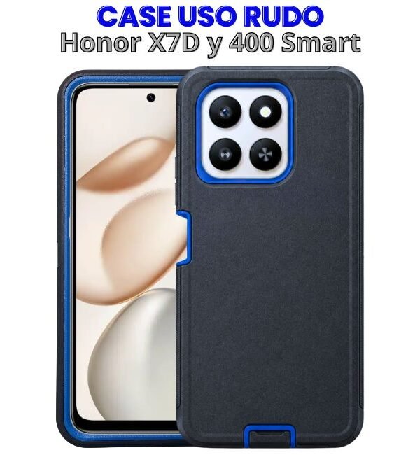 Case Uso Rudo Azu-Cel Honor 400 Smart y X7D