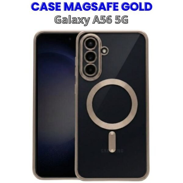 nuevos magsae Case con Magsafe Gold A56 5G