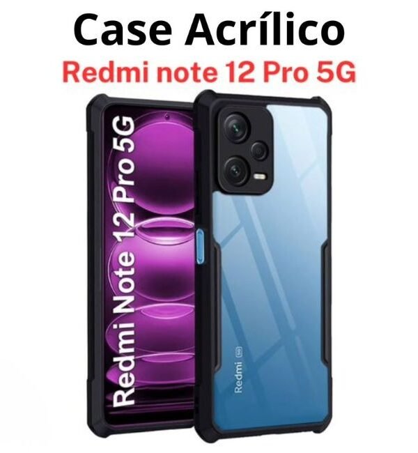 Case Acrílico para Xiaomi Redmi Note 12 Pro 5g