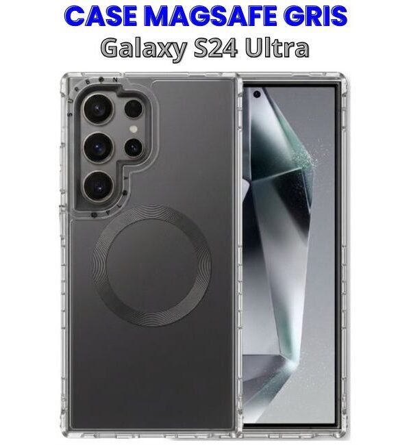 MAGSAFE GRIS S24 ULTRA Case con Magsafe Gris S24 Ultra