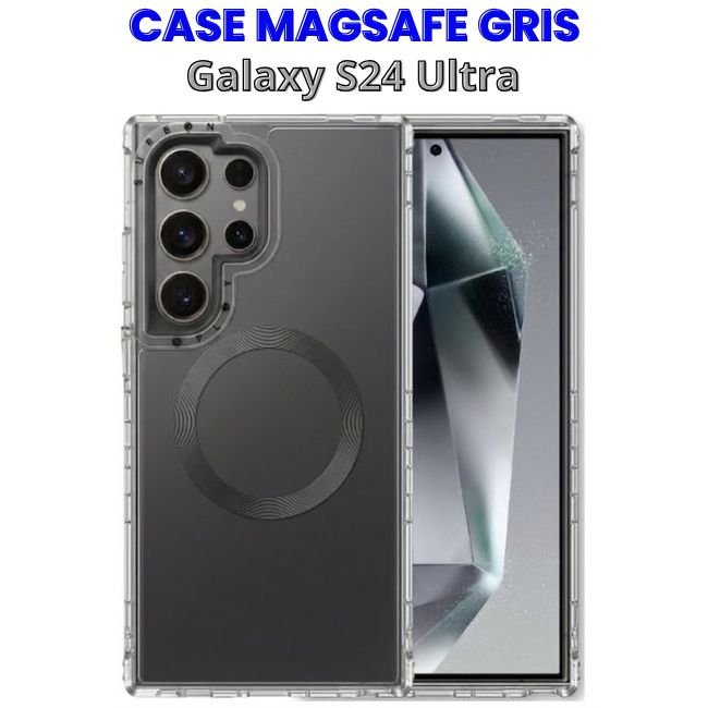 Case con Magsafe Gris S24 Ultra