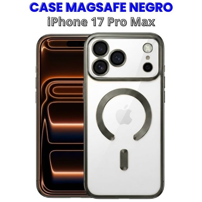 Case con Magsafe Negro Iphone 17 Pro Max