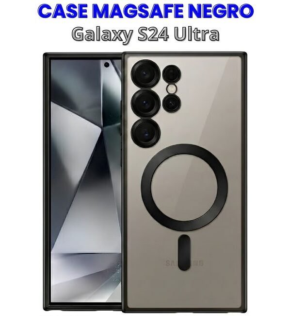 Case con Magsafe Negro S24 Ultra