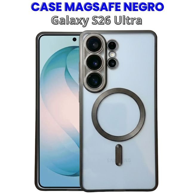Case con Magsafe Negro S26 Ultra