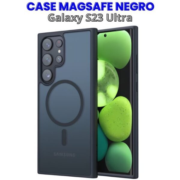Case MagSafe Negro Mate Galaxy S23 Ultra