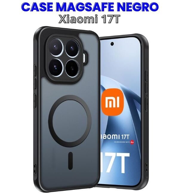 Case MagSafe Negro Mate Xiaomi 17T