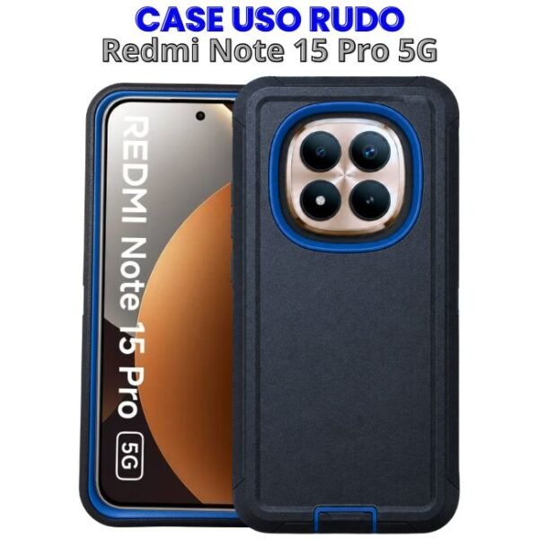 Case Uso Rudo Azul Redmi Note 15 Pro 5G