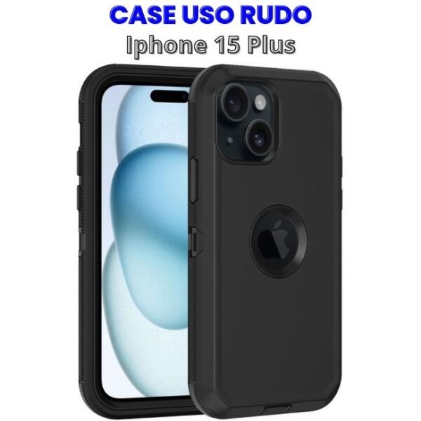 Case Uso Rudo Negro Iphone 15 Plus