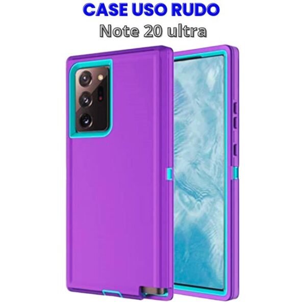 IMAG TIENDA 650 X 650 (7) Case Uso Rudo Morado con Celeste para Note 20 Ultra